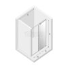 NEW TRENDY Drzwi prysznicowe przesuwne SMART LIGHT GOLD 160x200 EXK-4219
